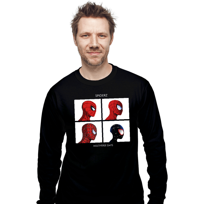Shirts Long Sleeve Shirts, Unisex / Small / Black Spiderz