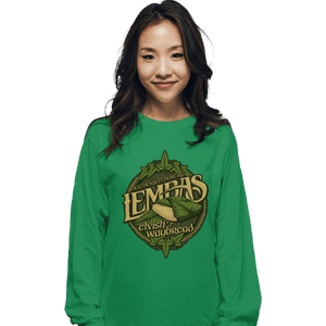 Shirts Long Sleeve Shirts, Unisex / Small / Irish Green Lembas Bread