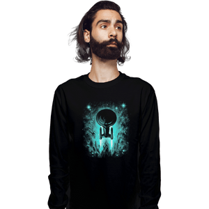 Shirts Long Sleeve Shirts, Unisex / Small / Black Voyages In Space