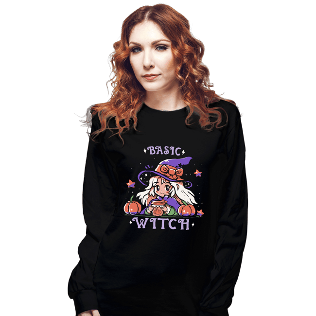 Secret_Shirts Long Sleeve Shirts, Unisex / Small / Black Basic Witch Season.