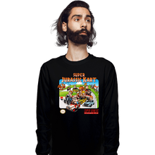 Load image into Gallery viewer, Daily_Deal_Shirts Long Sleeve Shirts, Unisex / Small / Black SuperJurassic Kart
