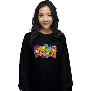 Daily_Deal_Shirts Long Sleeve Shirts, Unisex / Small / Black Koopas Ninjas