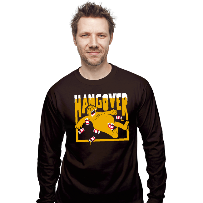 Secret_Shirts Long Sleeve Shirts, Unisex / Small / Dark Chocolate Hangover