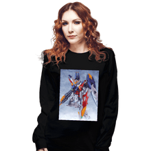 Load image into Gallery viewer, Secret_Shirts Long Sleeve Shirts, Unisex / Small / Black Wing Zero Painting
