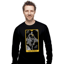 Load image into Gallery viewer, Daily_Deal_Shirts Long Sleeve Shirts, Unisex / Small / Black JL Tarot - The World
