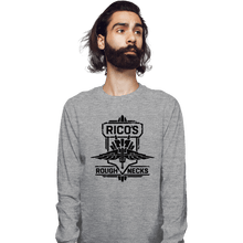 Load image into Gallery viewer, Secret_Shirts Long Sleeve Shirts, Unisex / Small / Sports Grey Rico&#39;s Roughnecks!
