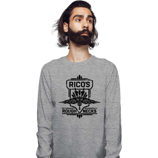Secret_Shirts Long Sleeve Shirts, Unisex / Small / Sports Grey Rico's Roughnecks!