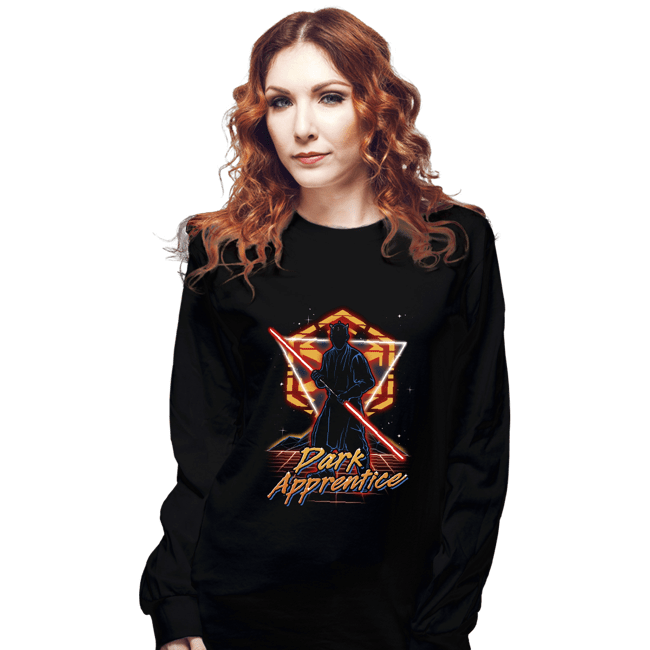 Shirts Long Sleeve Shirts, Unisex / Small / Black Retro Dark Apprentice