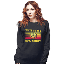 Load image into Gallery viewer, Shirts Long Sleeve Shirts, Unisex / Small / Dark Heather My RPG Shirt
