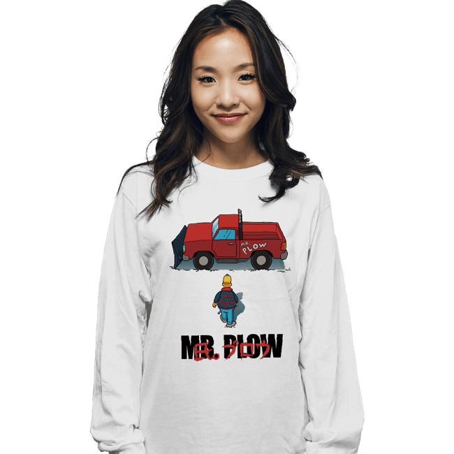 Secret_Shirts Long Sleeve Shirts, Unisex / Small / White Plow-Kira