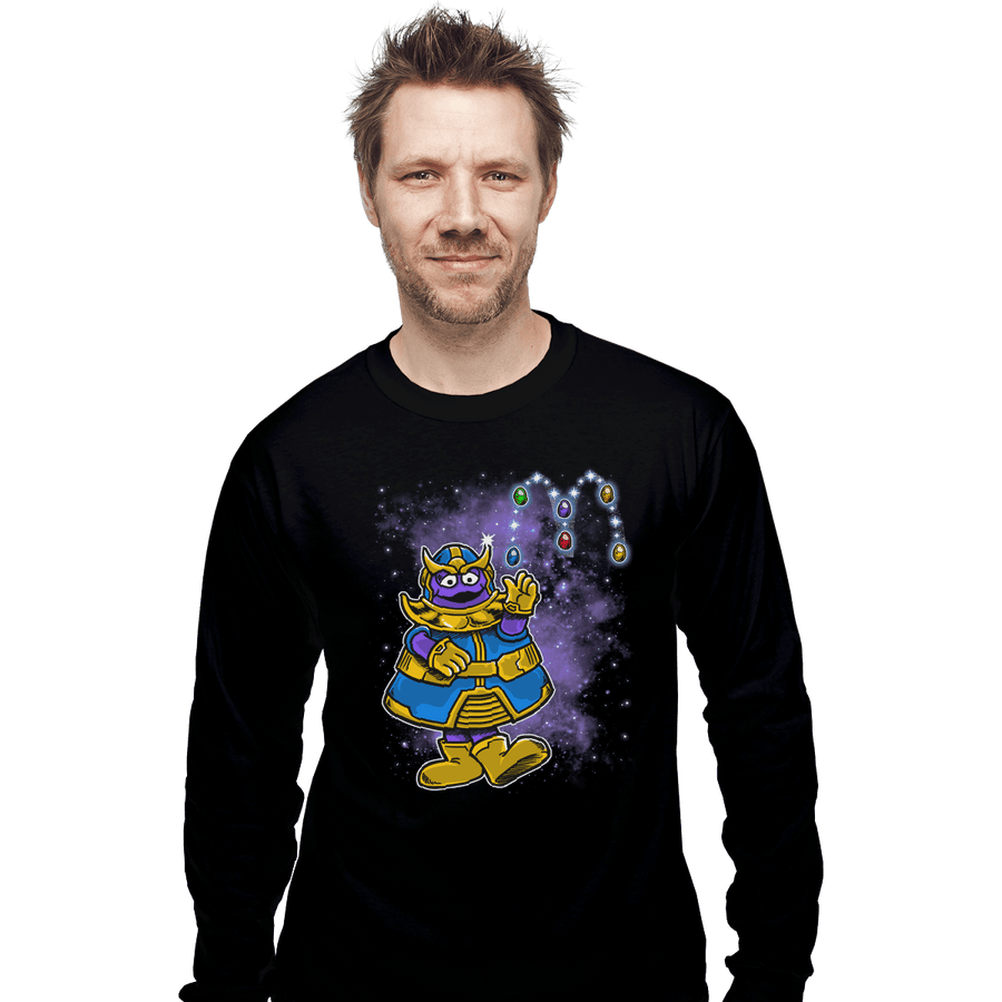 Shirts Long Sleeve Shirts, Unisex / Small / Black Grimace!