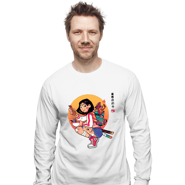 Daily_Deal_Shirts Long Sleeve Shirts, Unisex / Small / White Dishonor On Your Cow!