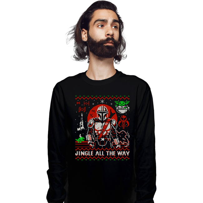 Secret_Shirts Long Sleeve Shirts, Unisex / Small / Black Jingle All The Way