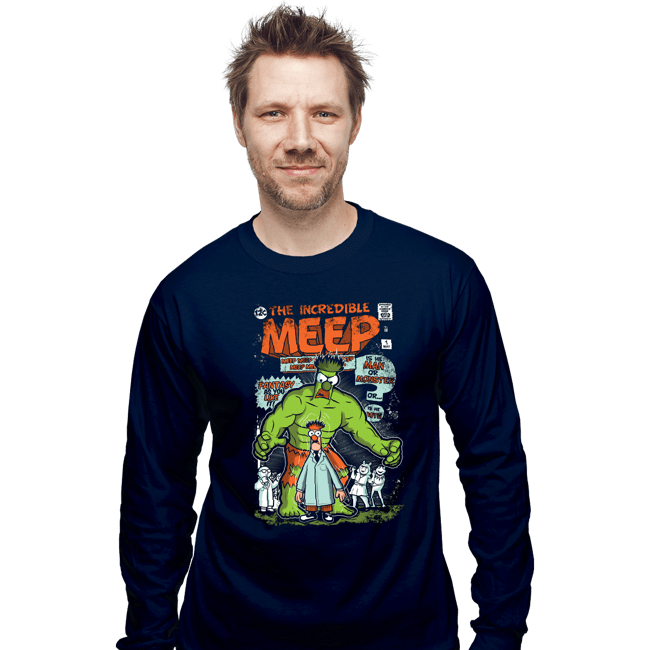 Secret_Shirts Long Sleeve Shirts, Unisex / Small / Navy The Incredible Meep