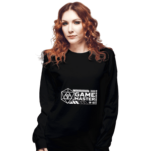 Shirts Long Sleeve Shirts, Unisex / Small / Black Cyberpunk Game Master