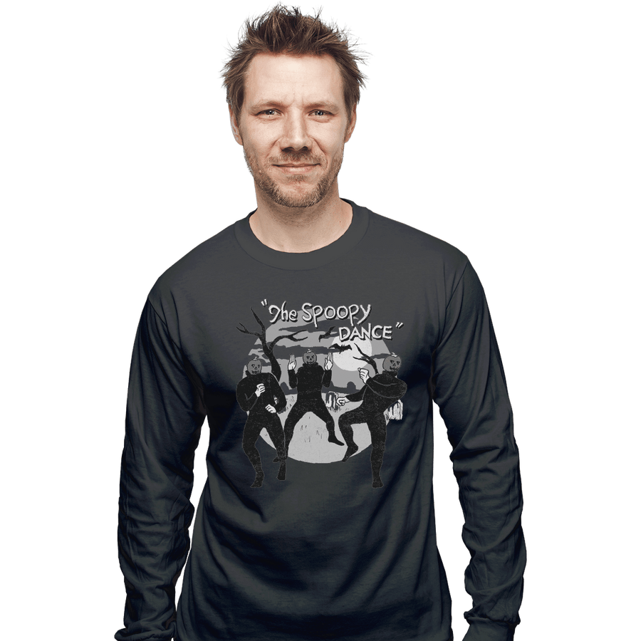 Shirts Long Sleeve Shirts, Unisex / Small / Charcoal The Spoopy Dance