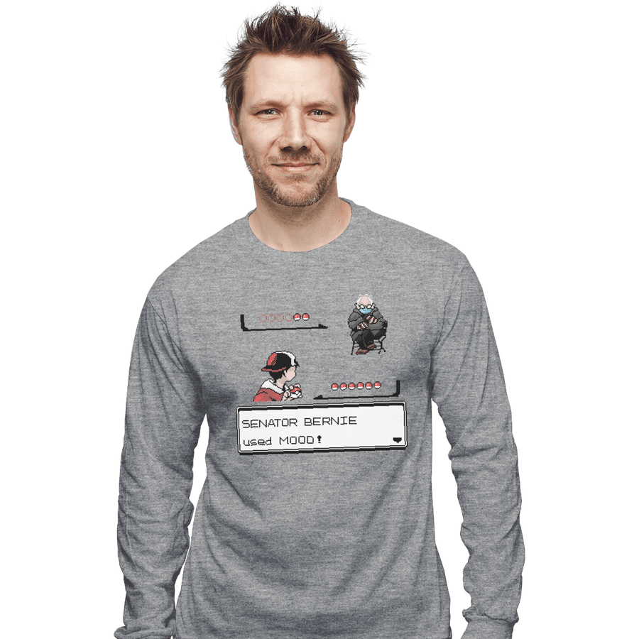 Shirts Long Sleeve Shirts, Unisex / Small / Sports Grey Bernie Battle!
