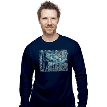Load image into Gallery viewer, Secret_Shirts Long Sleeve Shirts, Unisex / Small / Navy Starry Wars
