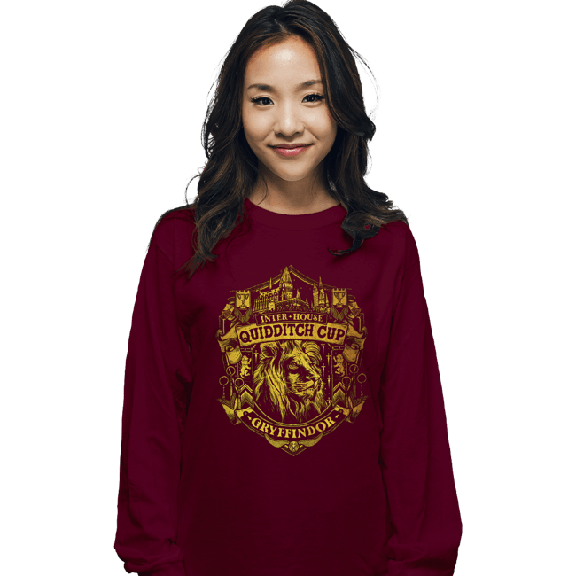 Sold_Out_Shirts Long Sleeve Shirts, Unisex / Small / Maroon Team Gryffindor