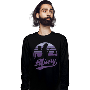 Shirts Long Sleeve Shirts, Unisex / Small / Black Misery Sunset