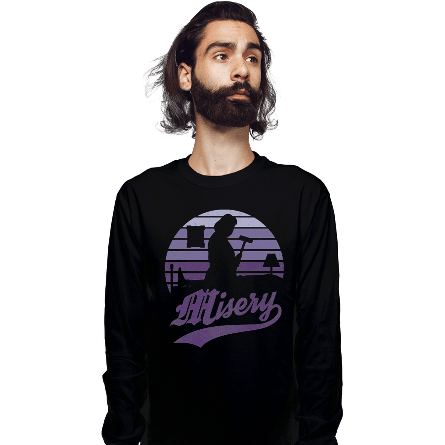 Shirts Long Sleeve Shirts, Unisex / Small / Black Misery Sunset