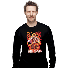 Load image into Gallery viewer, Shirts Long Sleeve Shirts, Unisex / Small / Black The Fire

