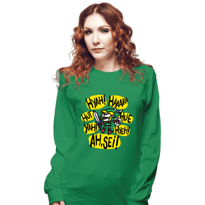 Secret_Shirts Long Sleeve Shirts, Unisex / Small / Irish Green Screaming Link