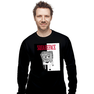 Shirts Long Sleeve Shirts, Unisex / Small / Black Squareface