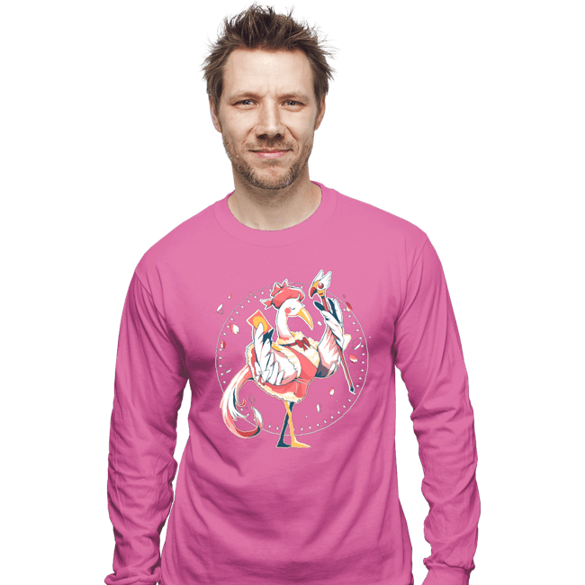 Daily_Deal_Shirts Long Sleeve Shirts, Unisex / Small / Azalea Captor Bird