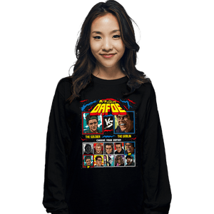 Secret_Shirts Long Sleeve Shirts, Unisex / Small / Black Dafoe Arcade