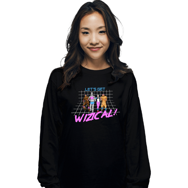 Shirts Long Sleeve Shirts, Unisex / Small / Black Let's Get Wizical!
