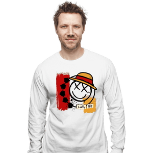 Daily_Deal_Shirts Long Sleeve Shirts, Unisex / Small / White Luffy 182