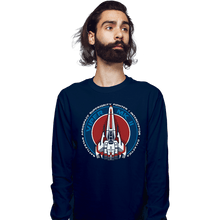 Load image into Gallery viewer, Daily_Deal_Shirts Long Sleeve Shirts, Unisex / Small / Navy Battlestar MKII

