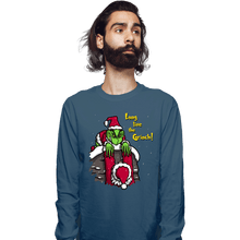 Load image into Gallery viewer, Secret_Shirts Long Sleeve Shirts, Unisex / Small / Indigo Blue Long Live The Grinch!
