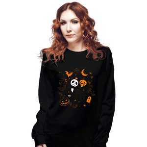 Daily_Deal_Shirts Long Sleeve Shirts, Unisex / Small / Black The King Of Halloween