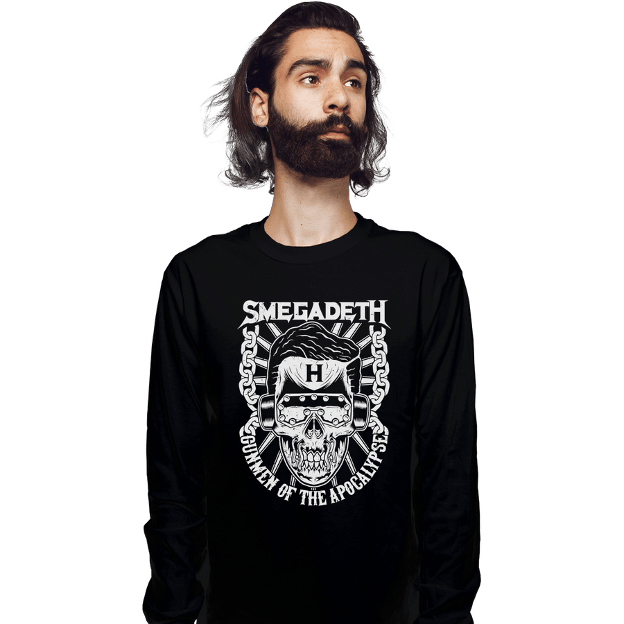 Shirts Long Sleeve Shirts, Unisex / Small / Black Smegadeth