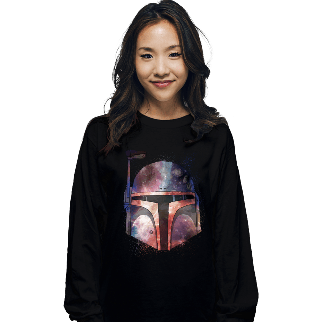 Daily_Deal_Shirts Long Sleeve Shirts, Unisex / Small / Black Galactic Boba Fett