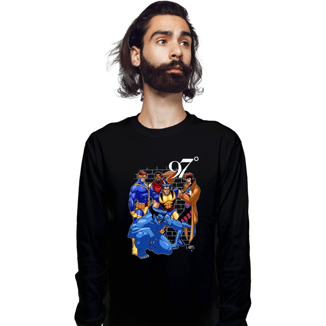 Daily_Deal_Shirts Long Sleeve Shirts, Unisex / Small / Black Mutant 97 Heads