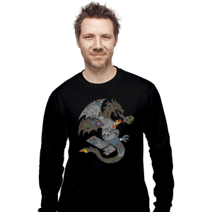 Shirts Long Sleeve Shirts, Unisex / Small / Black Dungeons In Dragons