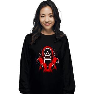 Secret_Shirts Long Sleeve Shirts, Unisex / Small / Black Squid Game Banzai