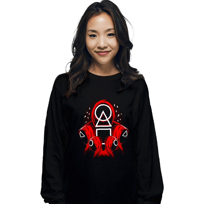 Secret_Shirts Long Sleeve Shirts, Unisex / Small / Black Squid Game Banzai