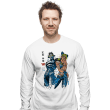 Load image into Gallery viewer, Shirts Long Sleeve Shirts, Unisex / Small / White Stone Ocean
