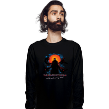 Load image into Gallery viewer, Shirts Long Sleeve Shirts, Unisex / Small / Black The Power Of The Sun
