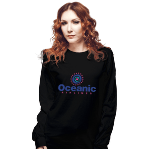 Shirts Long Sleeve Shirts, Unisex / Small / Black Oceanic Airlines