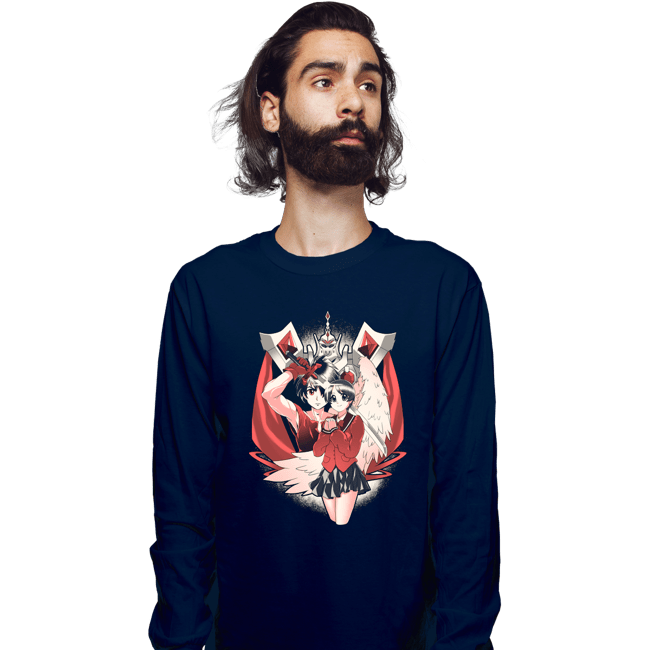 Daily_Deal_Shirts Long Sleeve Shirts, Unisex / Small / Navy Fortune Teller