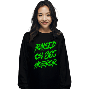 Shirts Long Sleeve Shirts, Unisex / Small / Black Green Horror