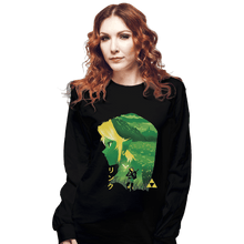 Load image into Gallery viewer, Shirts Long Sleeve Shirts, Unisex / Small / Black Hyrule Hero
