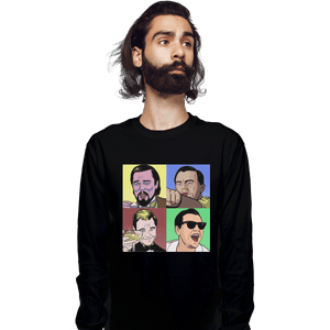 Shirts Long Sleeve Shirts, Unisex / Small / Black The King Of Memes