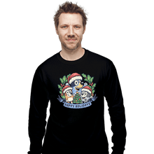 Load image into Gallery viewer, Daily_Deal_Shirts Long Sleeve Shirts, Unisex / Small / Black Bluey Holidays
