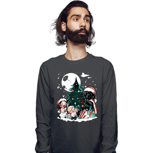 Daily_Deal_Shirts Long Sleeve Shirts, Unisex / Small / Charcoal Christmas In The Stars